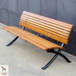 СТк40л-1,8 современные скамейки из лиственницы Скамейка из лиственницы СТк40л-1.8