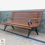 Скамья СК16сл-2п с подлокотниками Скамейка парковая СК16сл-2п из лиственницы опт