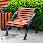 СТ50л-К - Уличное кресло из лиственницы и металла, Лавкаторг Кресла уличные СТ50л-К из лиственницы и металла от Лавкаторг