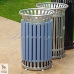 УМл-2-80 - Урна 80 литров из металла и лиственницы Урна 80 литров из металла и лиственницы.