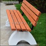 Скамья СБл-2 на бетоне