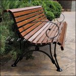 СК16сл-2п скамейки с подлокотниками Скамейки с подлокотниками парковые СК16сл-2п