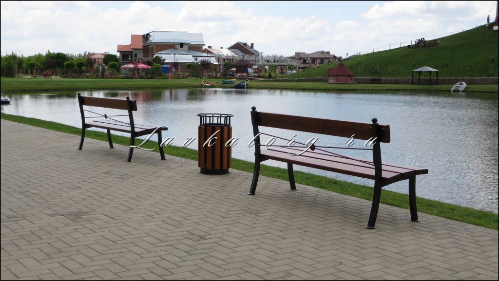 Скамейки парковые из лиственницы 