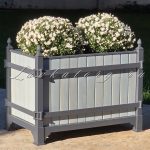 КМл-22П прямоугольные кашпо для улицы Большие прямоугольные деревянные кашпо для улицы