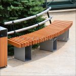 Скамейки радиусные со спинкой СМПл-рТ